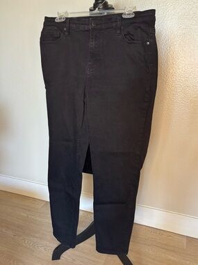 Buffalo David Bitton Black Mollie High Rise Stretch Skinny Jeans 12/32